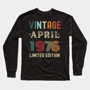 April Birthday Gift Long Sleeve T-Shirt